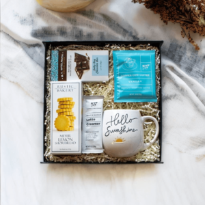 Lemon Zest Delights: Gourmet Brews & Sweets Box